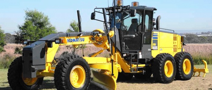 patrol komatsu gd655